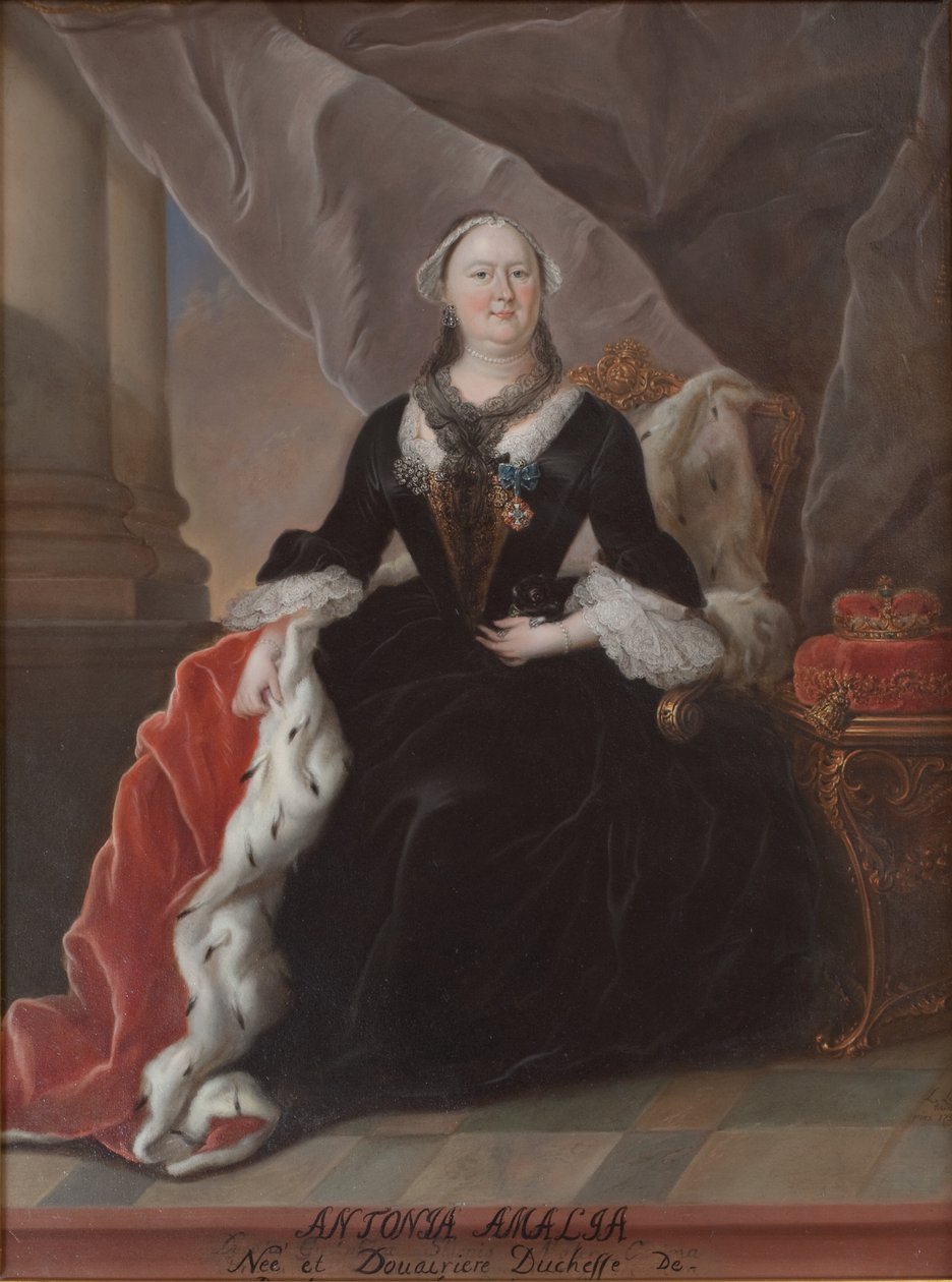 Antonia Amalia. Duchess of Brunswick and Lüneburg. Born April 22, 1696 by KMS Stroe 16 H Ubekendt