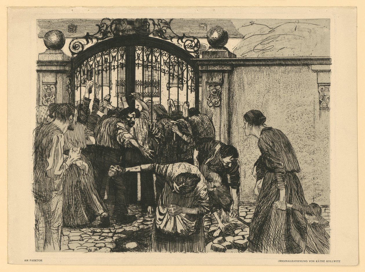 Storm [At the Park Gate] (Sheet 5 from "A Weaver