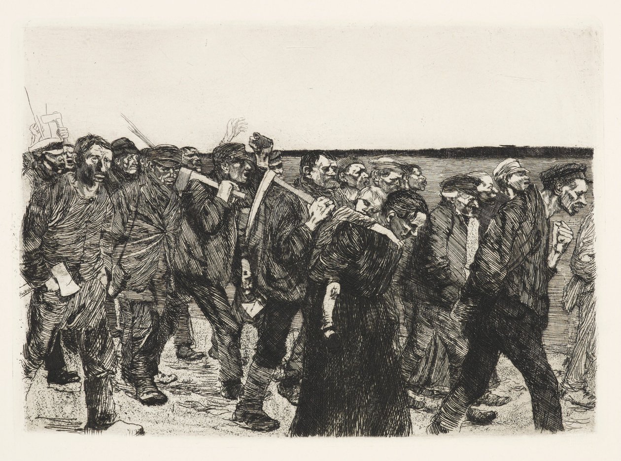 March of the Weavers by Käthe Kollwitz