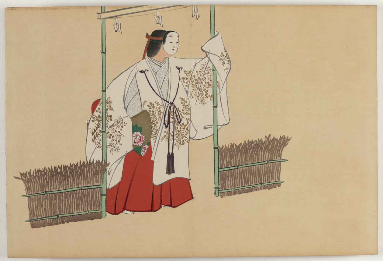 Flowers of a Hundred Worlds (Momoyogusa): Nonomiya by Kamisaka Sekka