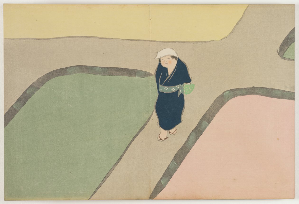 Flowers of a Hundred Worlds: Spring Field by Kamisaka Sekka