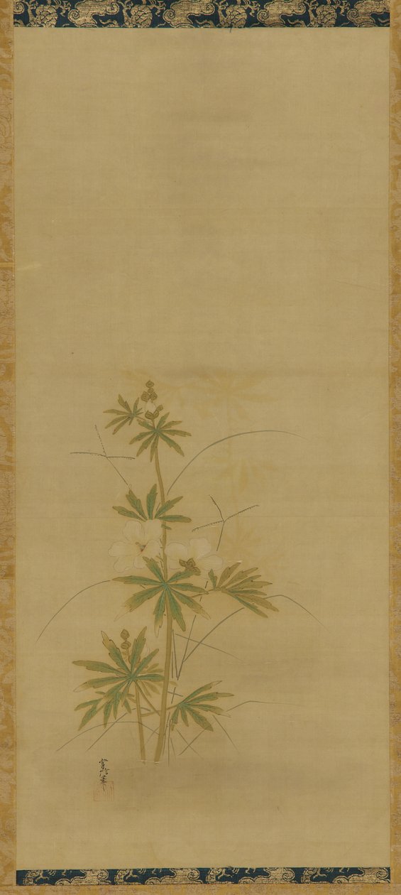 Aibika, Edo period, mid 17th-early 18th century by Kanô Yôboku Tsunenobu