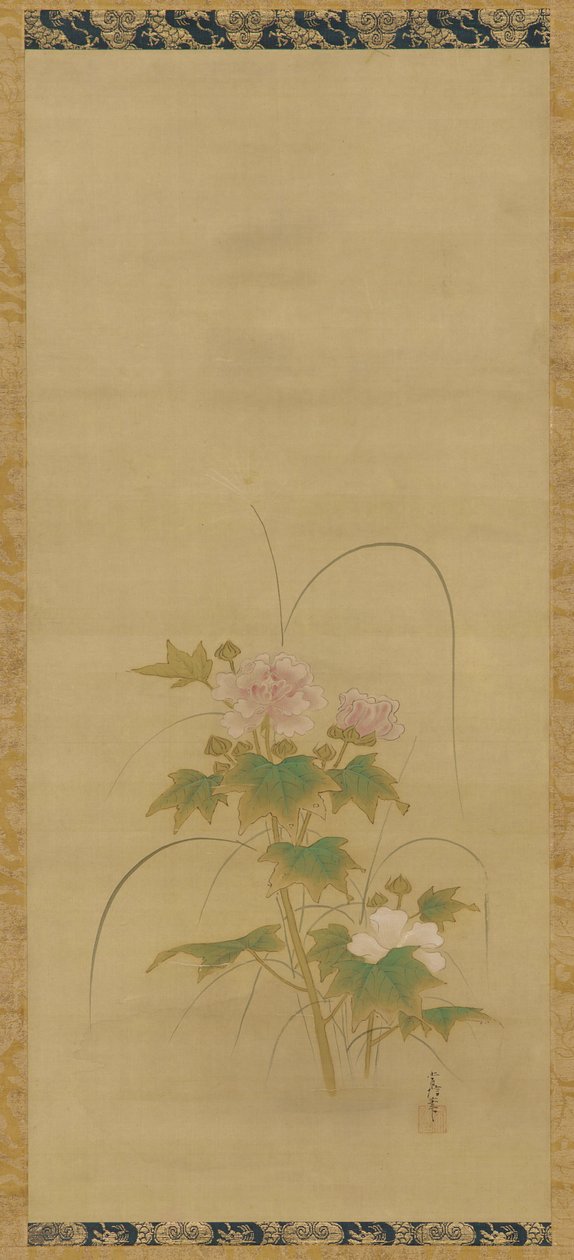 Hibiscus part of a set by Kanô Yôboku Tsunenobu