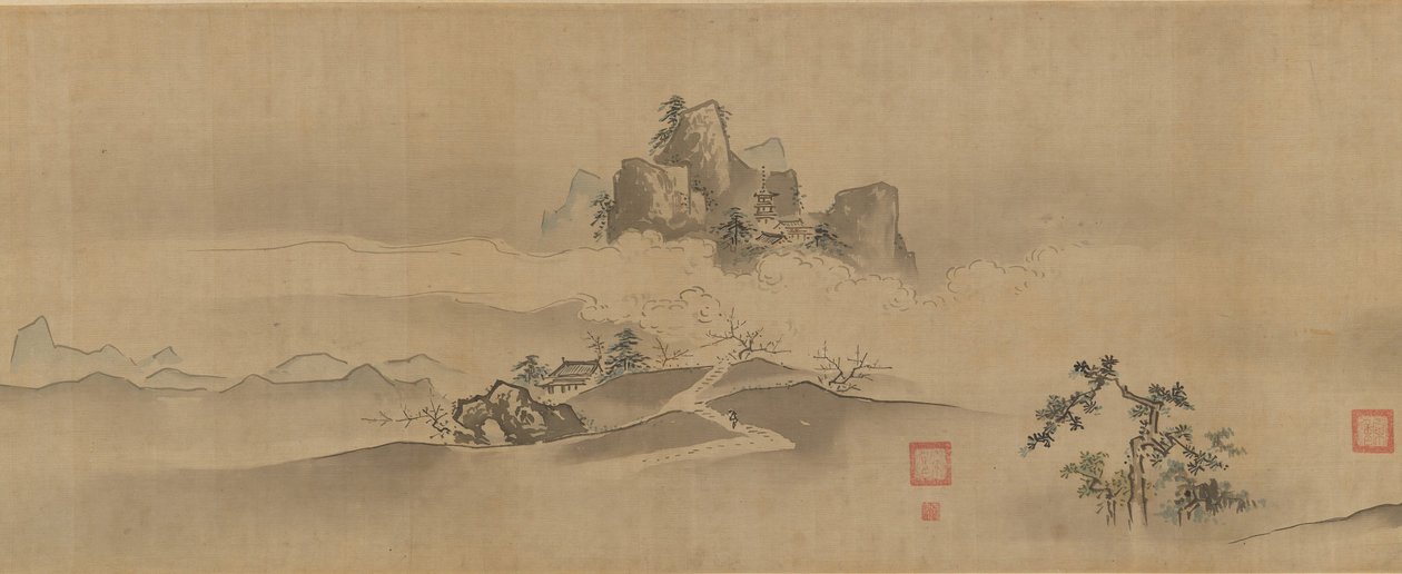 Landscape of China: Eight Views of the Xiao and Xiang Rivers by Kanô Yôboku Tsunenobu