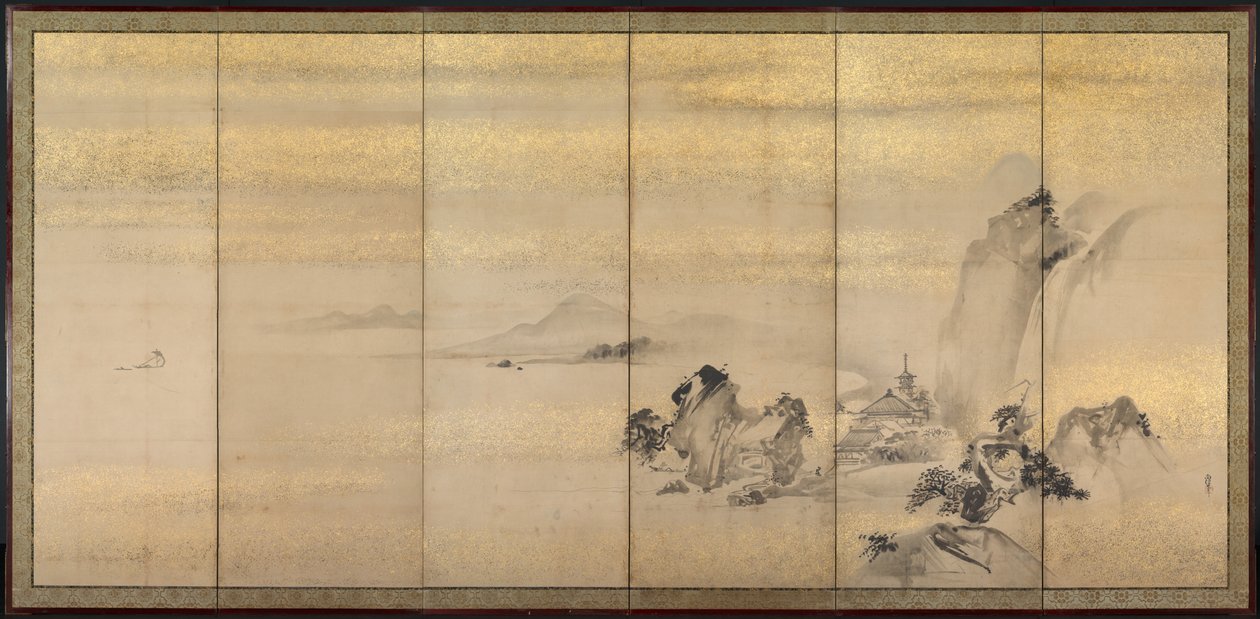 Summer and Winter Landscapes, 1600s by Kano Naonobu
