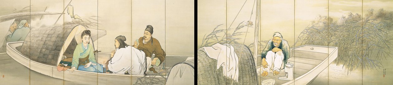 Song of the Lute by Hashimoto Kansetsu