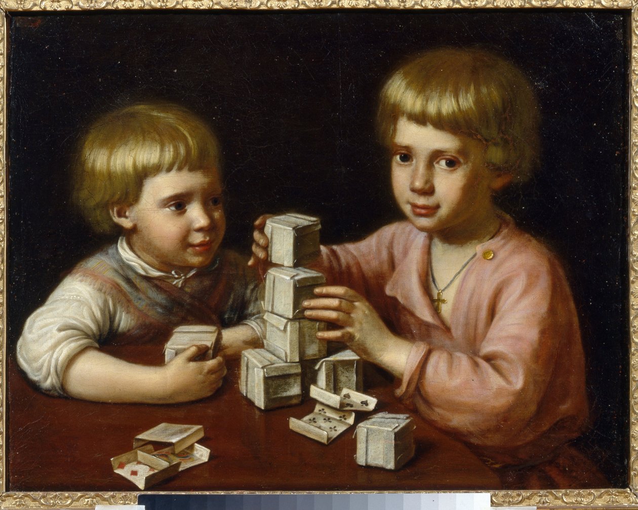 Children Playing by Kapiton Stepanovich Pavlov