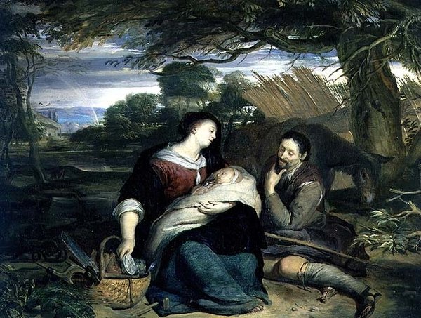 The Rest on the Flight into Egypt by Karel de Moor