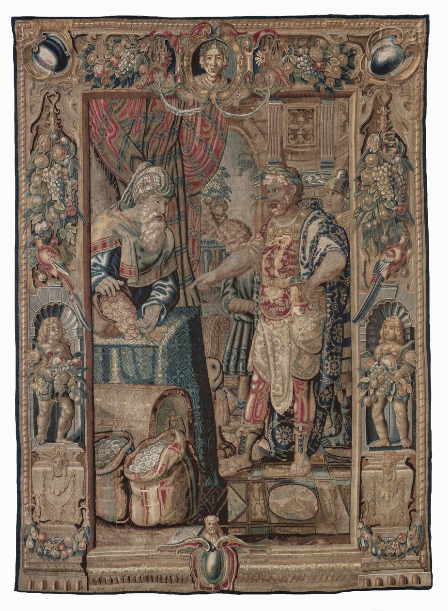 Antony and Cleopatra (Antony Conquers Pelusium) by Karel van II Mander