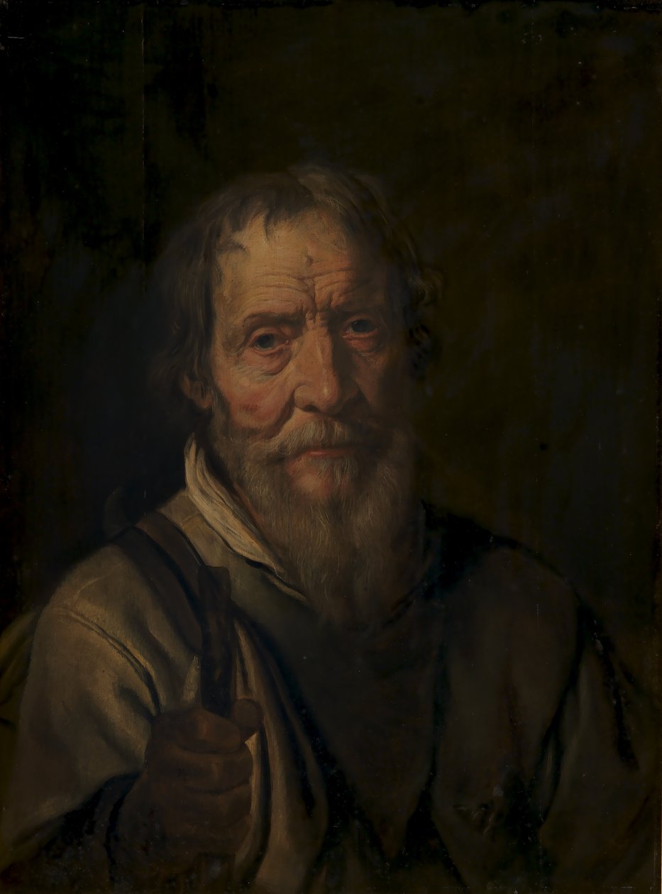Portrait of an Old Man. Christian Jacobsen Drakenberg by Karel van Mander III