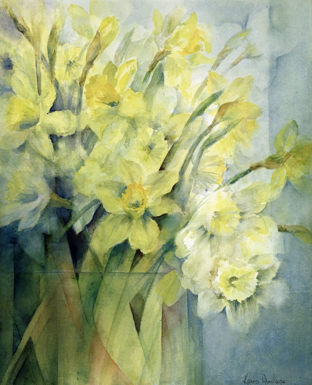 Daffodils, Uncle Remis and Ice Follies by Karen Armitage