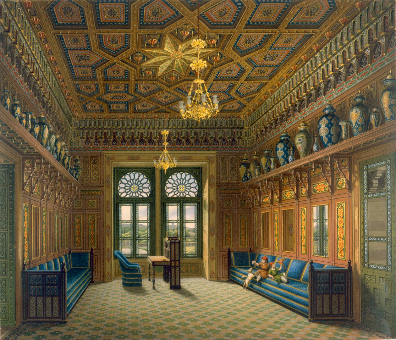 Design for the Grand Reception Room, 1837 by Karl Ludwig Wilhelm Zanth