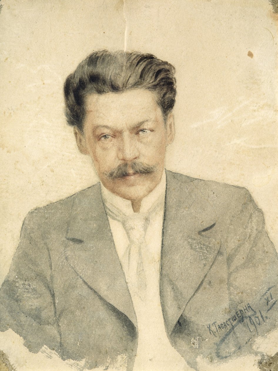 Portrait of the Composer Anton Arensky by Karl Tavaststjerna