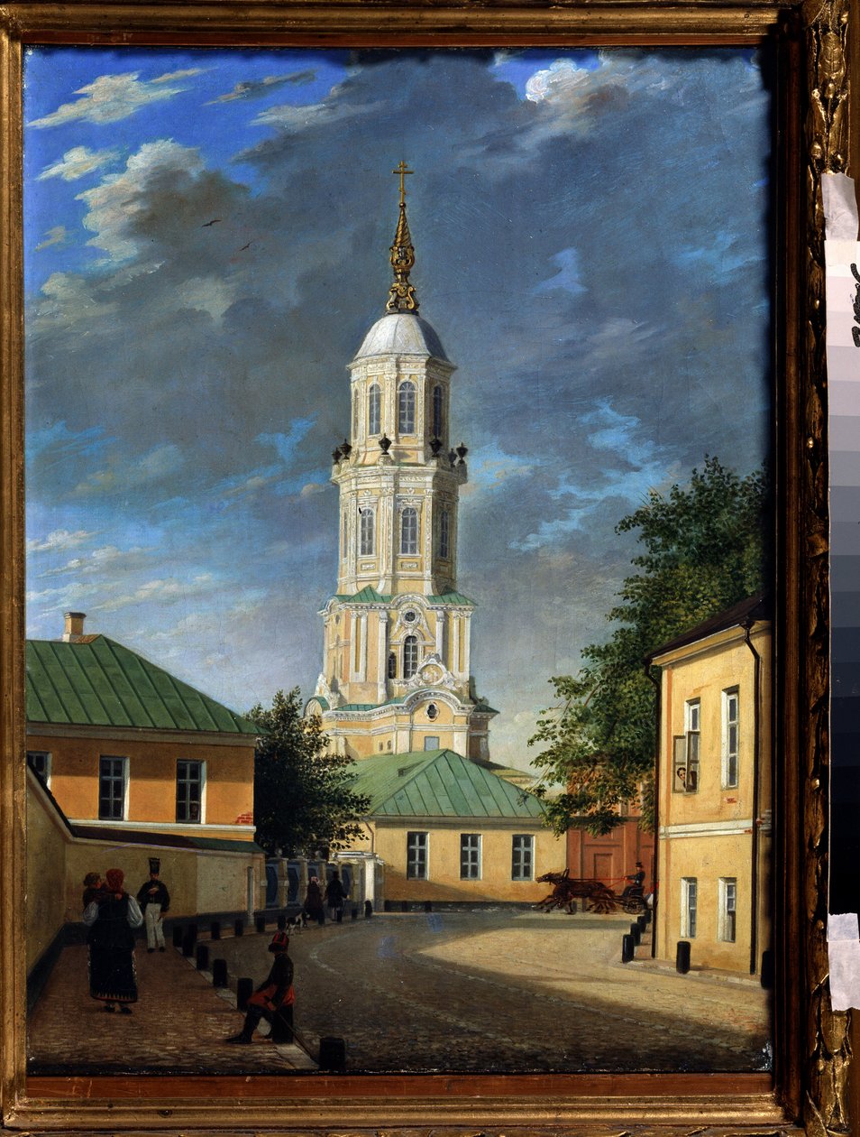 Krivokolenny pereulok in Moscow by Karl Fridrikh Petrovich Bodri