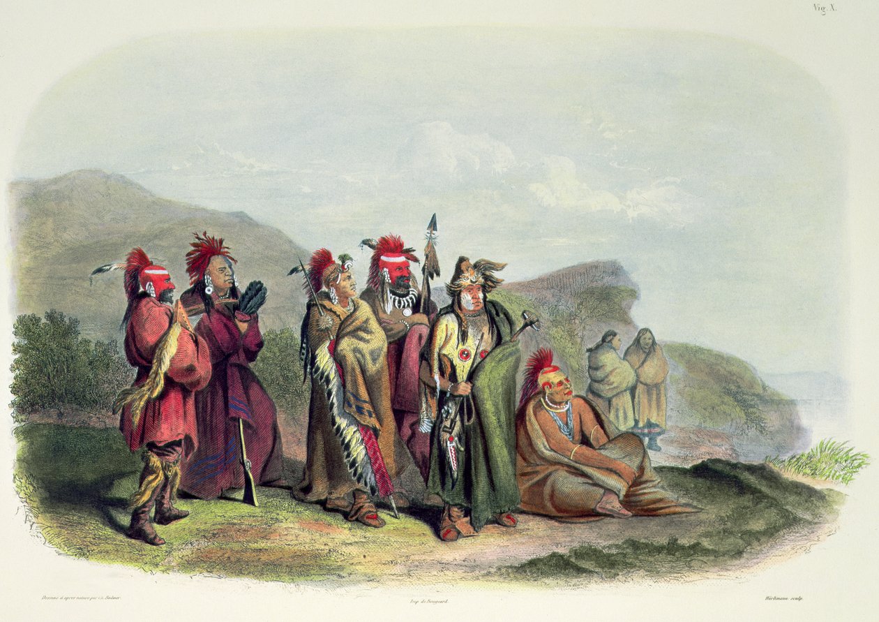 Saukie and Fox Indians, plate 20 from volume 1 of 
