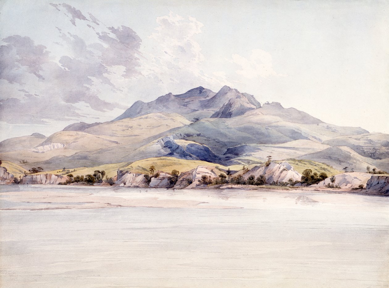 Bijoux Hills on the Missouri by Karl Bodmer