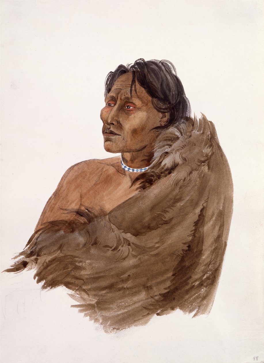 Passítopa, Ponca Man by Karl Bodmer
