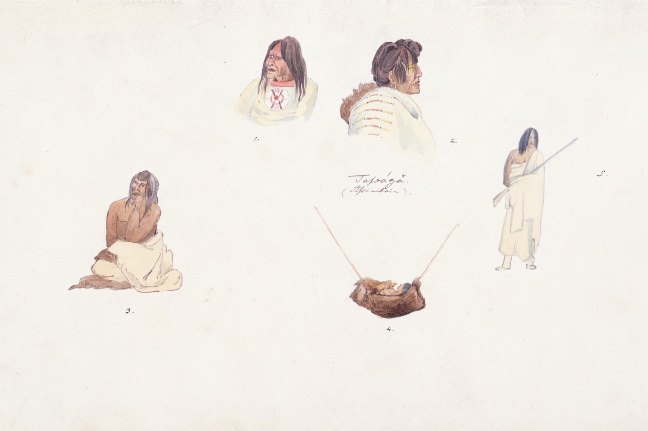 Unidentified Figures by Karl Bodmer