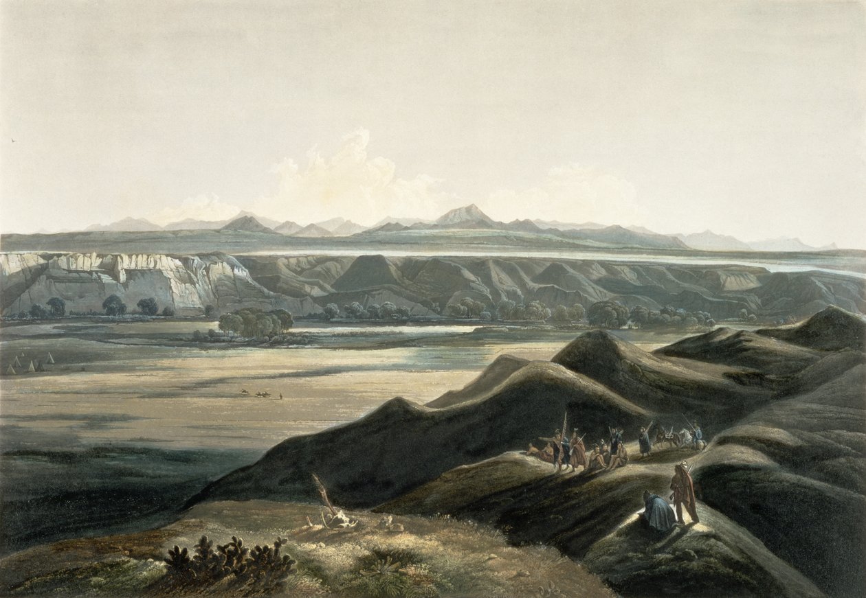 View of the Rocky Mountains, plate 44 from Volume 2 of 