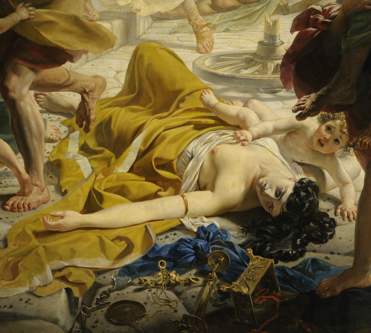 The Last Day of Pompeii (detail) by Karl Pavlovich Bryullov