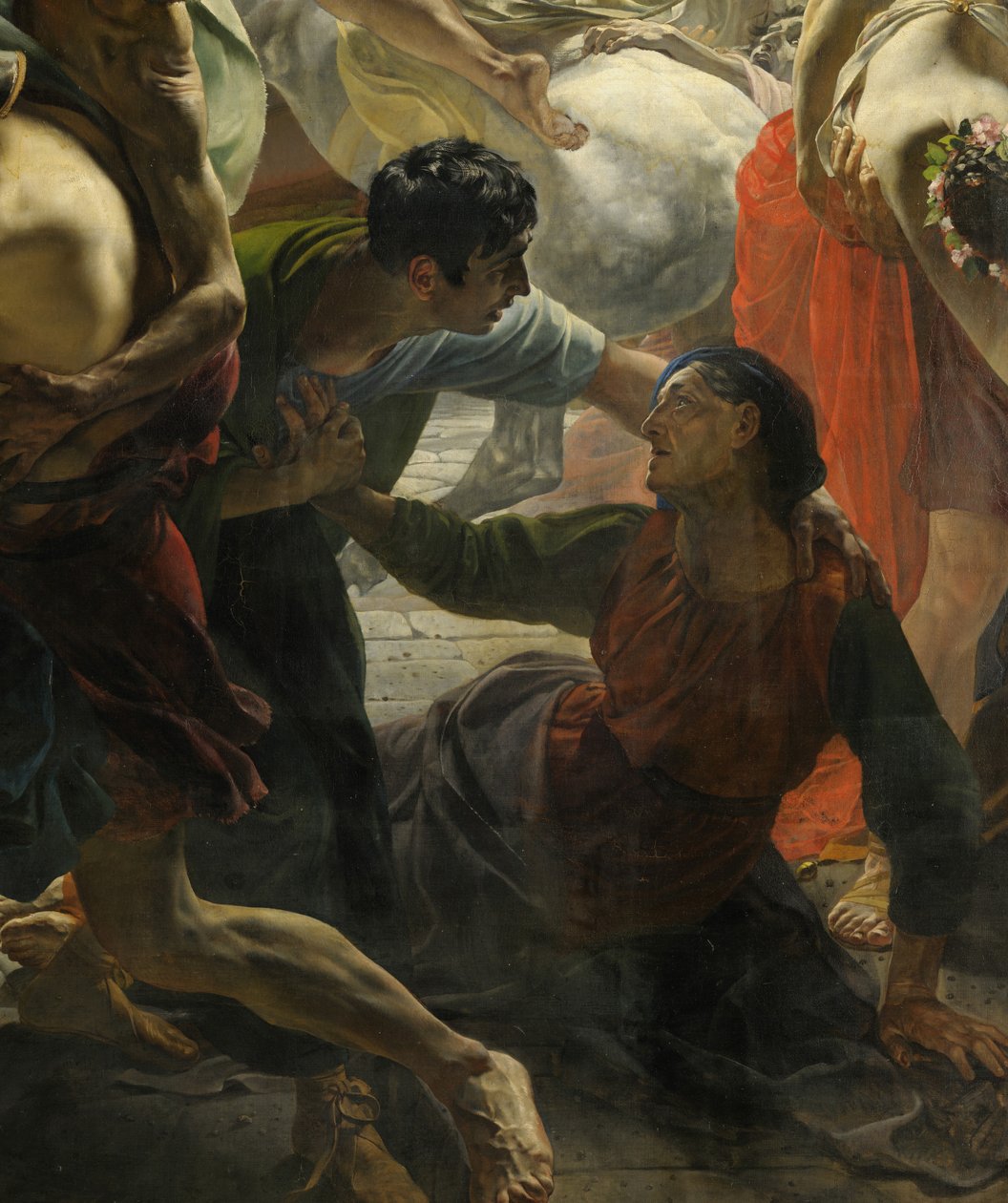 The Last Day of Pompeii (detail) by Karl Pavlovich Bryullov