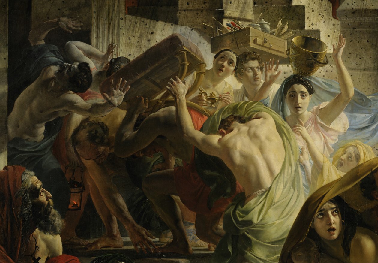 The Last Day of Pompeii (detail) by Karl Pavlovich Bryullov