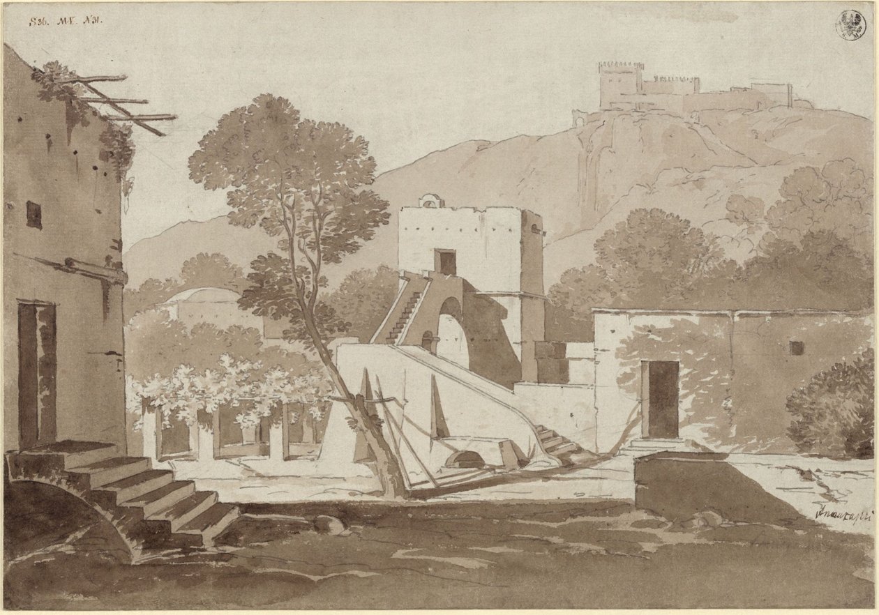 Farmhouse near Anacapri by Karl Friedrich Schinkel