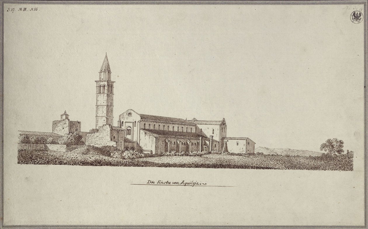 The Cathedral of Santa Maria in Aquileia by Karl Friedrich Schinkel