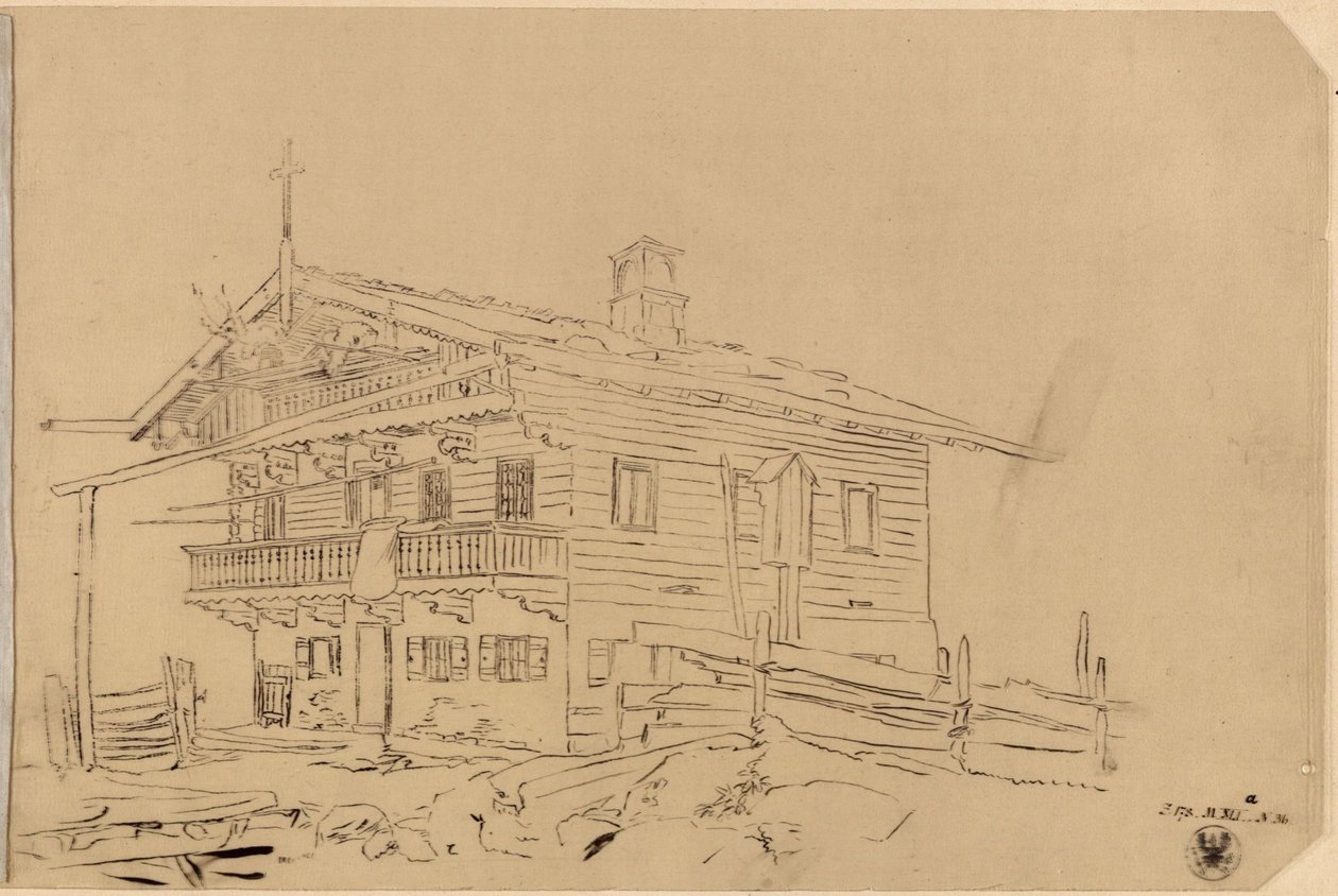Design for a Swiss House by Karl Friedrich Schinkel