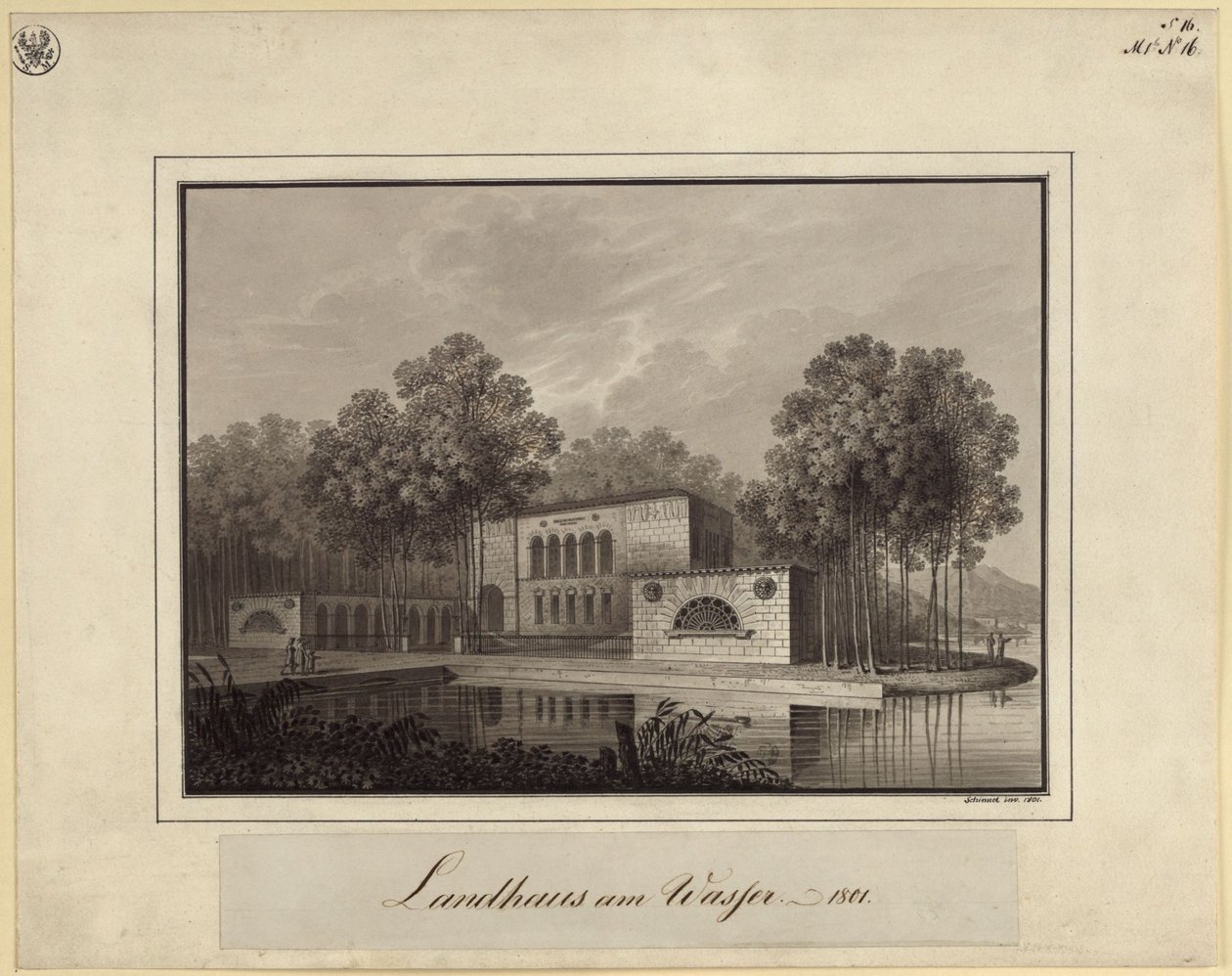 Country House by the Water by Karl Friedrich Schinkel