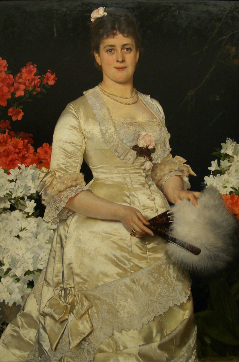 Mrs. Hedwig Woworsky, Born Heckmann by Karl Gussow