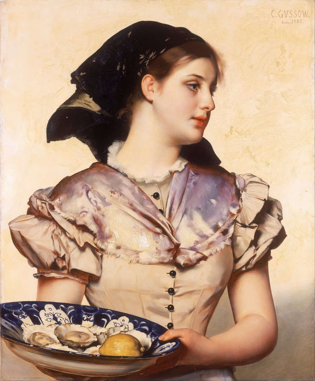 The Oyster Girl by Karl Gussow