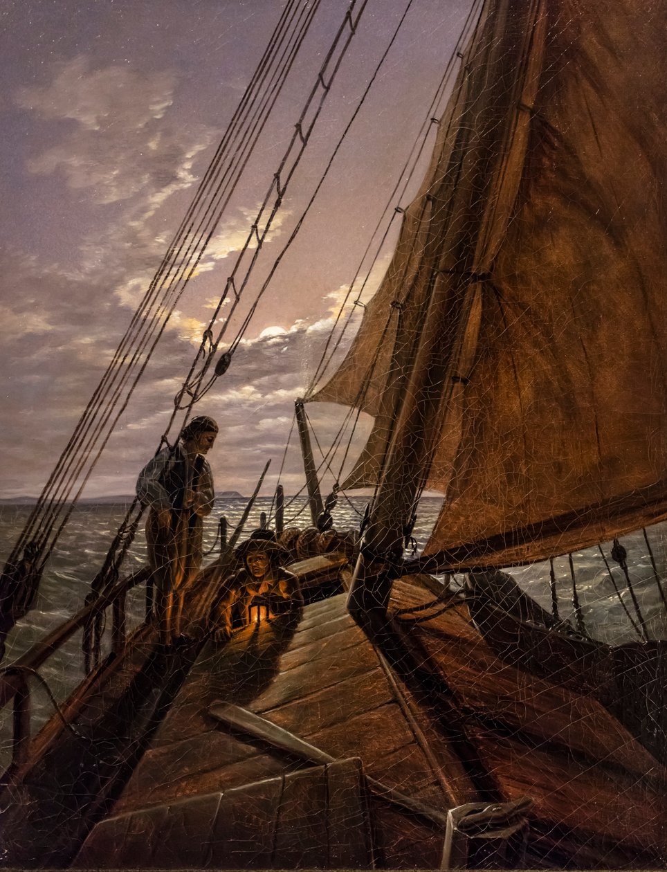 Sailboat, After 1820 by Karl Gustav Carus