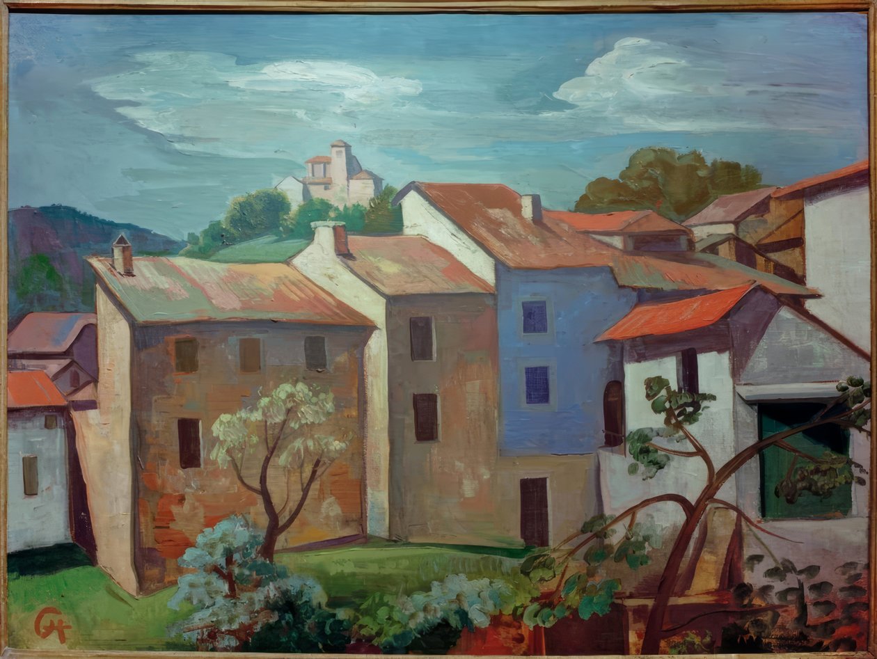 Carona, Ticino by Karl Hofer