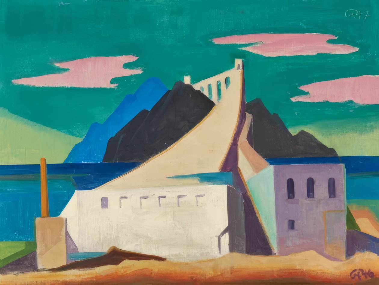 The Bridge (2) by Karl Hofer