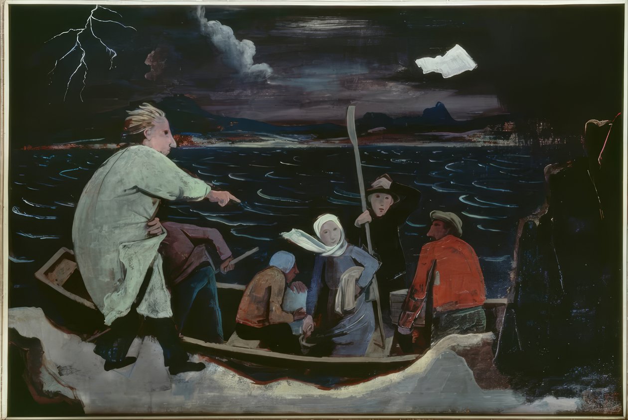 Die Landung von Karl Hofer