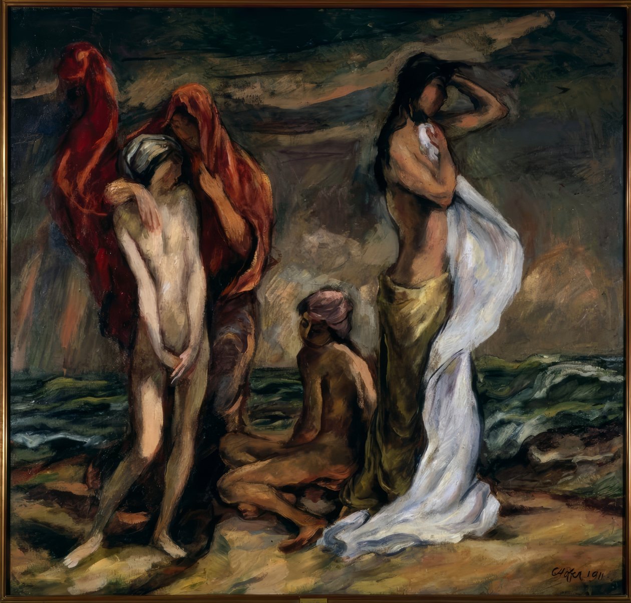 In the Storm by Karl Hofer