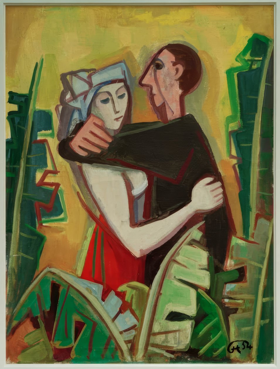 Lovers by Karl Hofer