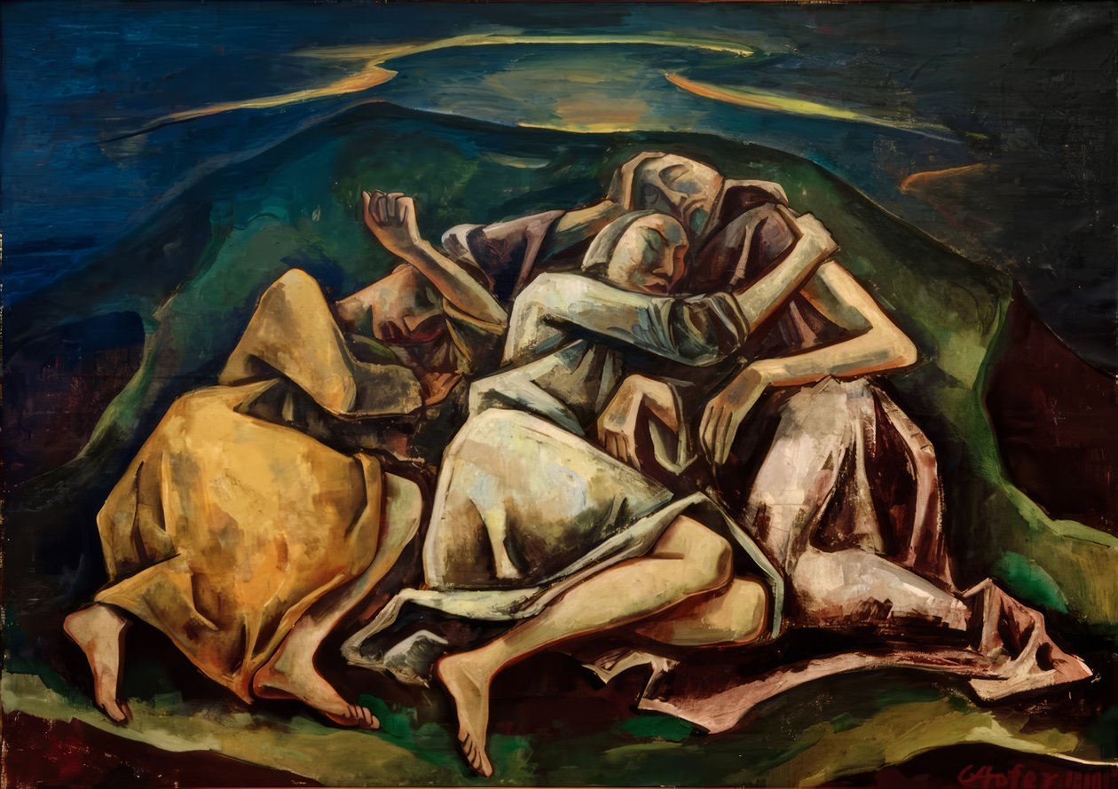Sleeping People by Karl Hofer