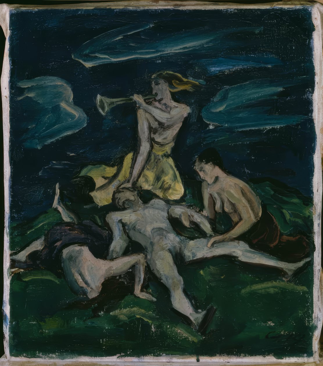 Lamentation for the Dead by Karl Hofer