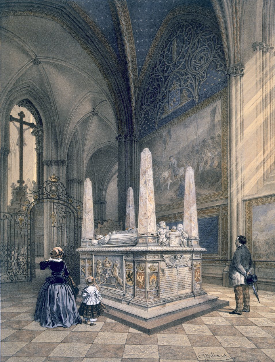Tomb of Gustav I in Uppsala Cathedral, from 