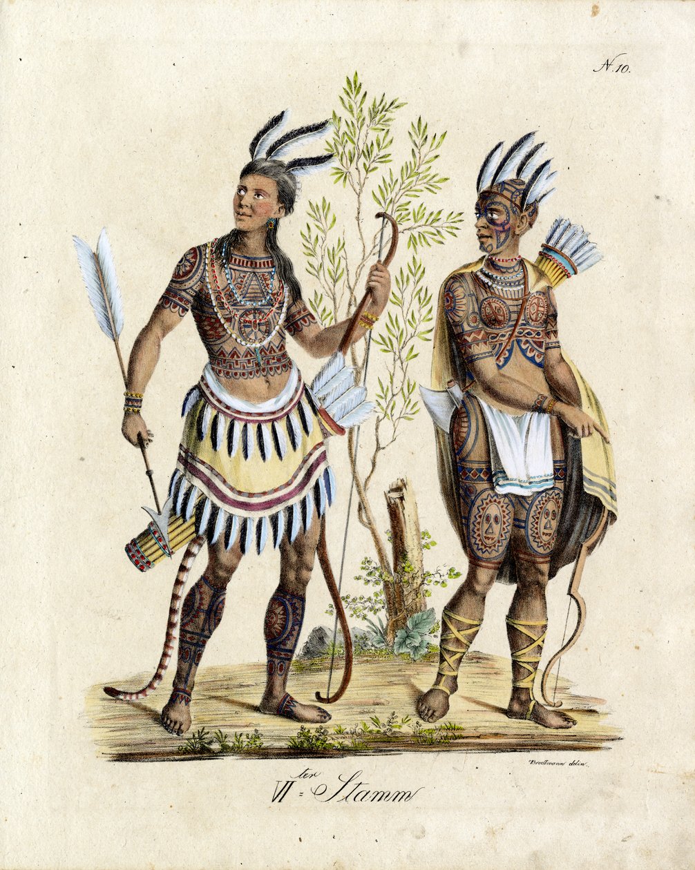 North American Indians by Karl Joseph Brodtmann