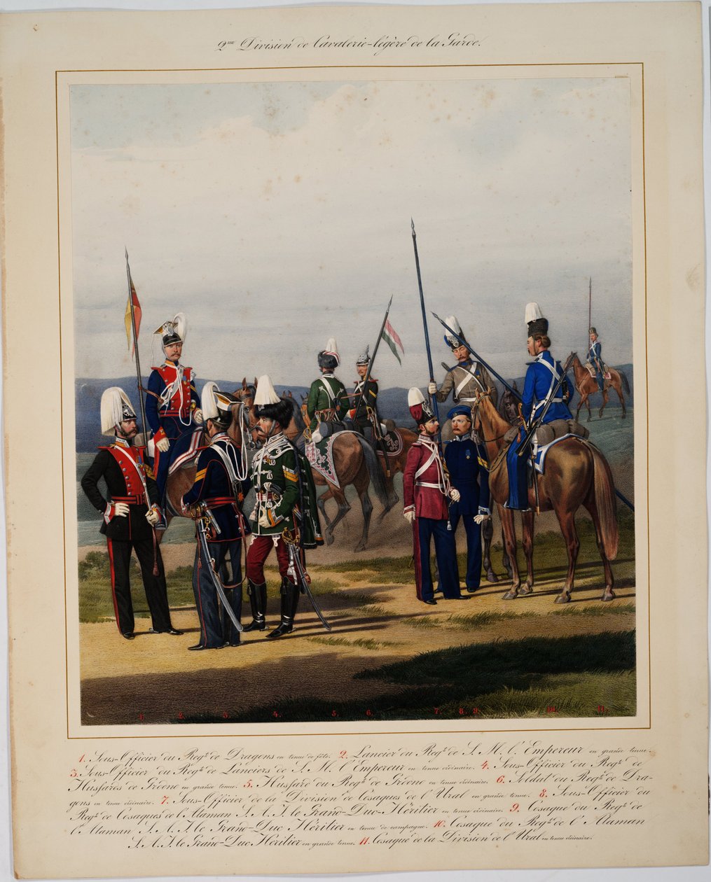 The 2nd Guard Cavalry Division, 1867 by Karl Karlovich Piratsky