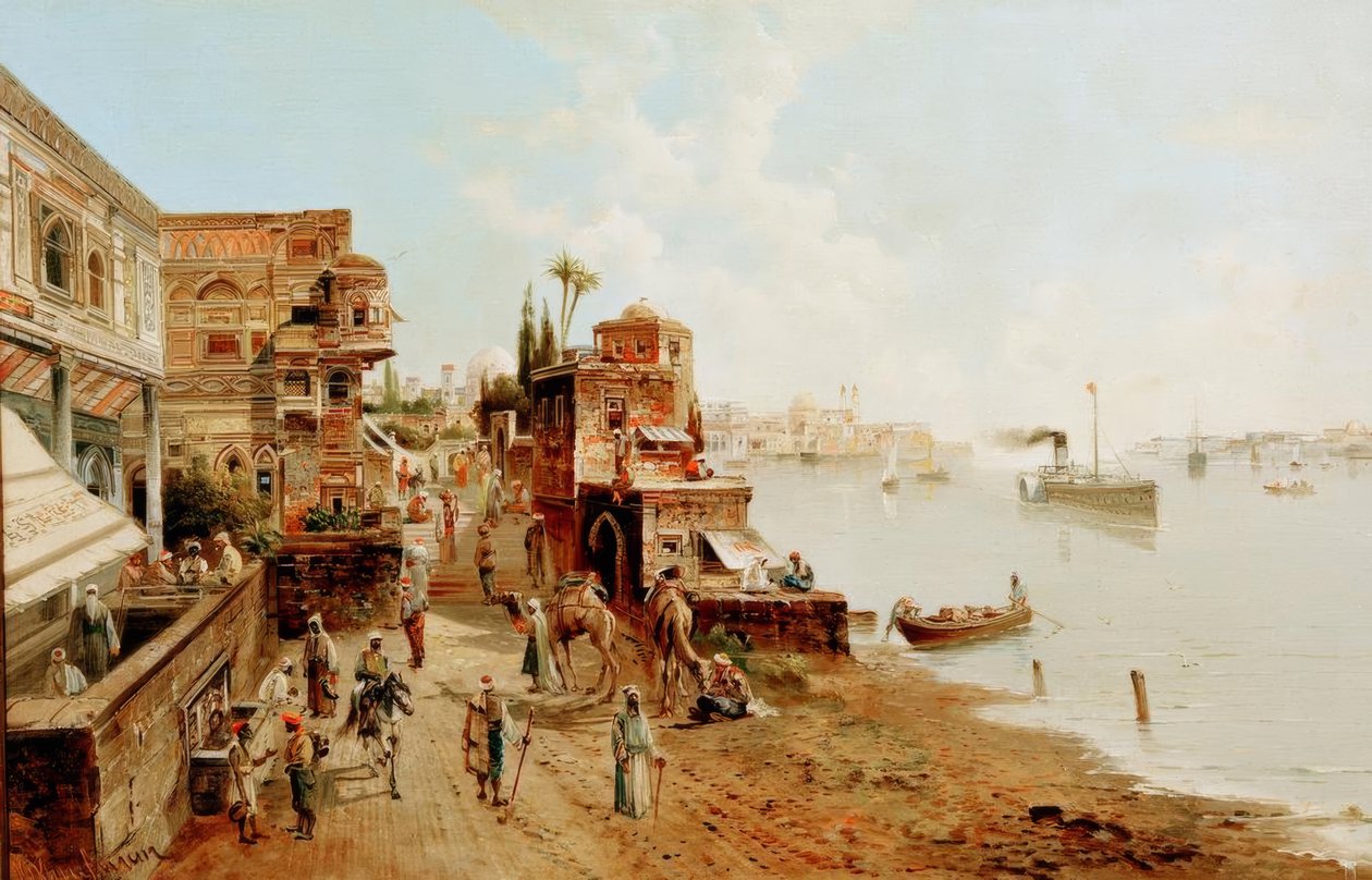 In the Port of Istanbul by Karl Kaufmann