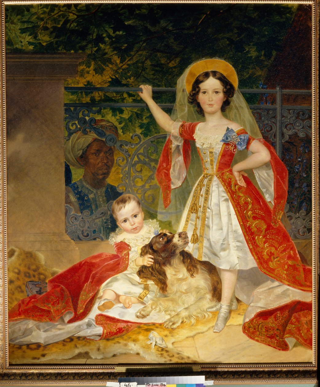 Portrait of Children of Prince Volkonsky by Karl Pavlovich Bryullov