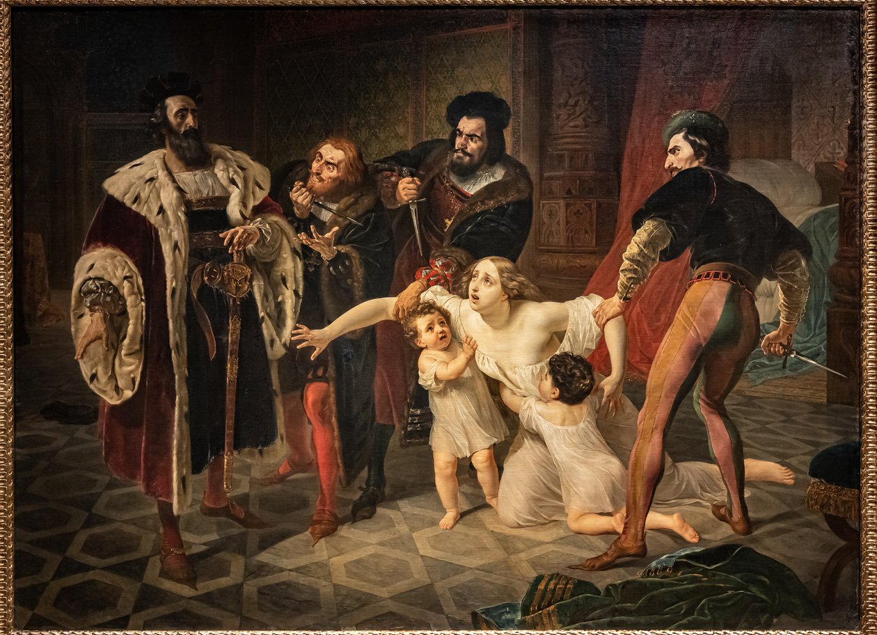 The sacrifice of Ines Di Castro (Ines Di Castro