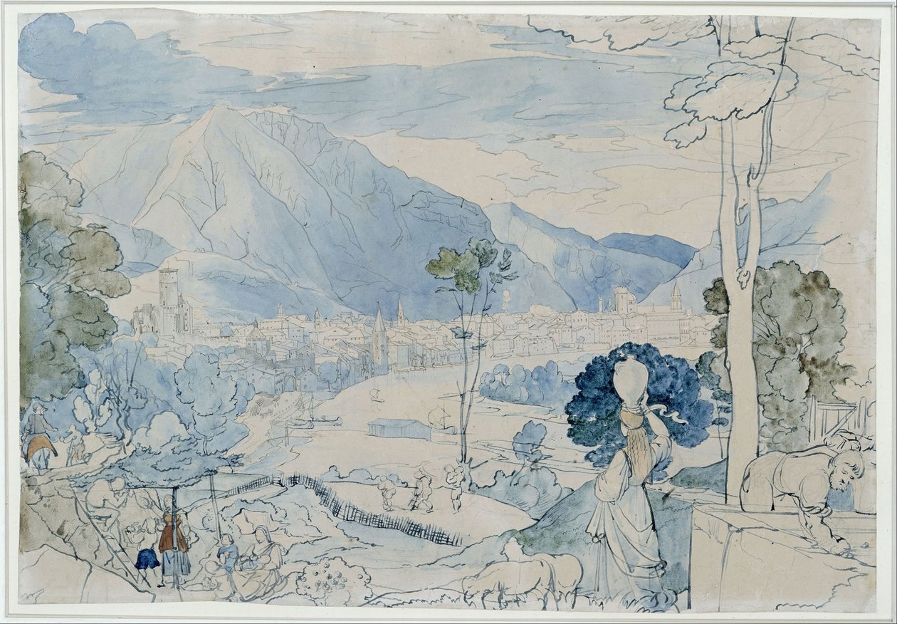 View of Trent by Karl Philipp Fohr