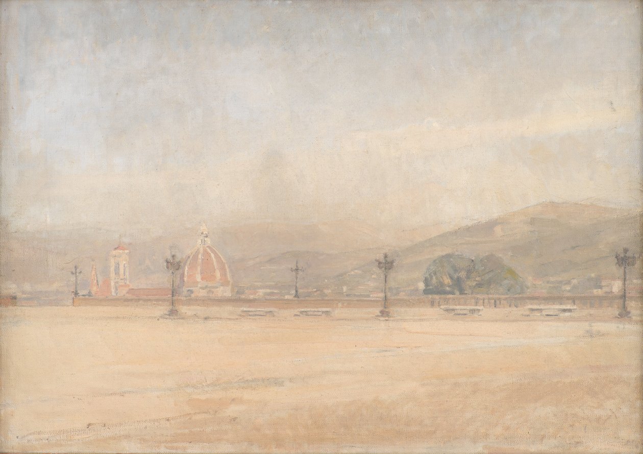 Piazzale Michelangelo near Florence by Karl Schou