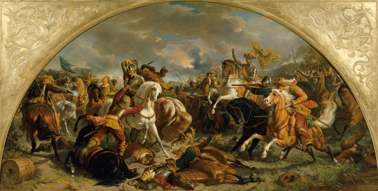 The Victory of the Austrian Army over the Swedes at Nördlingen 1634 by Karl von Blaas