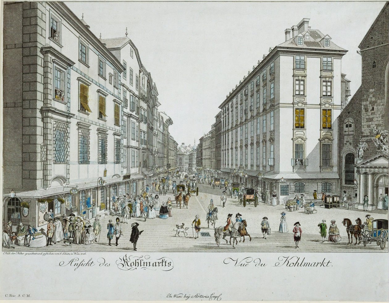 The Kohlmarkt by Karl von Schutz